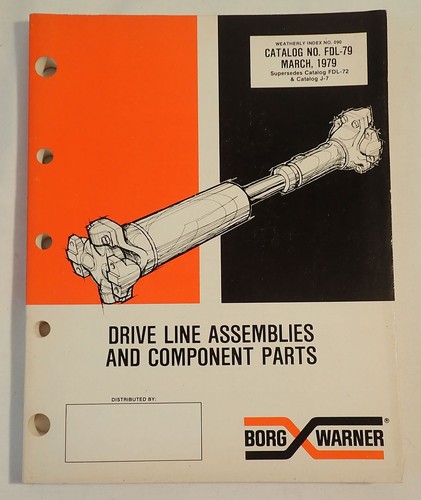 Vintage borg warner drive line - vintage,