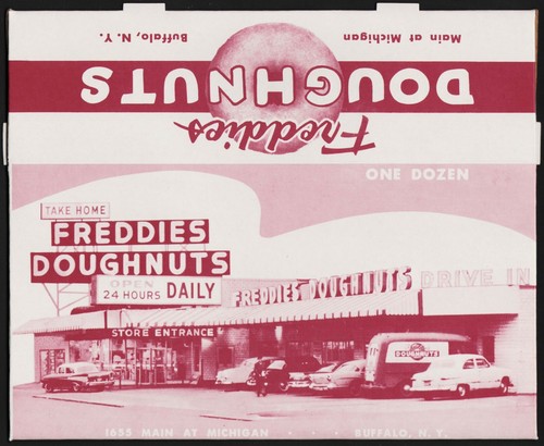 Vintage box freddies - vintage, doughnuts